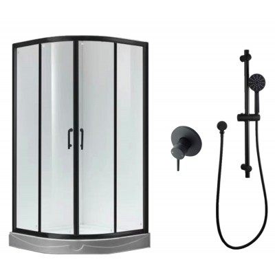 1000x 1000mm Curve ShowerBox Combo+ Round Series